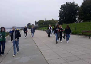 Klasa 1A sprzata Bulwary Wiślane