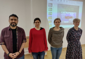 P. dyrektor Anna Szymczyk i p. Anna Radecka z goścmi: p.Paulina Penkałą i p.Selçuk Kayhan