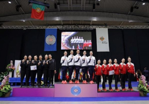 Podium Pucharu Świata w Gimanstyce Artystycznej w Portimao (Portugalia)