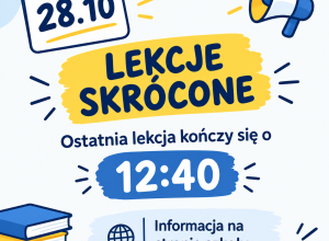 Skrócone lekcje 28.10.2026