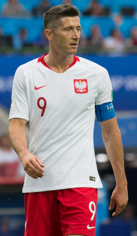 Robert Lewandowski na boisku
